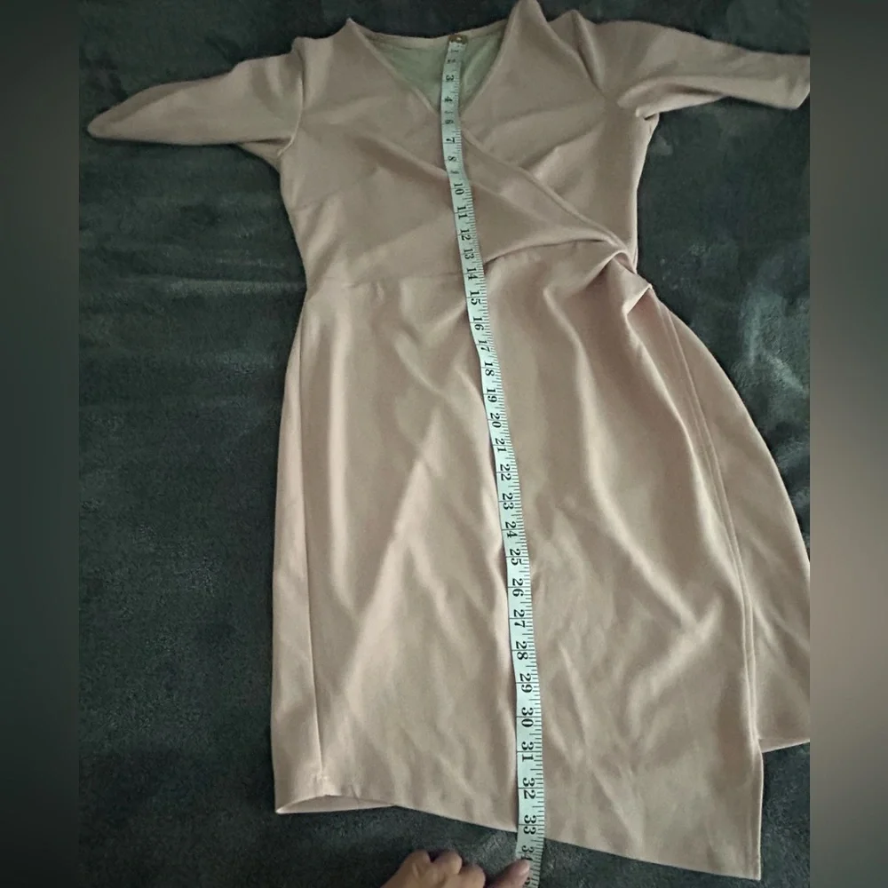 ASOS Elegant‎ Pink Wrap Dress size 6 - Picture 6 of 7